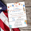 Search for baby memorial invitations Patriotic party celebration
