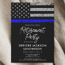 Search for office retirement party invitations Policeman