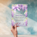 Search for square bridal shower invitations Lavender