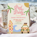 Search for 8th pool birthday invitations Girl