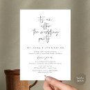 Search for after party invitations Newlyweds