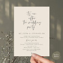 Search for after party invitations Newlyweds