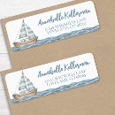Search for sailboat return address labels Ahoy its a boy