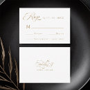 Search for gold rsvp cards Stylish