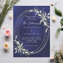 Search for navy blue and sage green wedding invitations Greenery