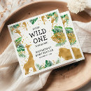 Search for wild one napkins Jungle safari