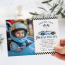 Search for race car thank you cards Blue