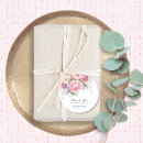 Search for pink round wedding stickers Traditional