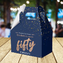Search for 50th birthday favour boxes Typography