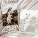 Search for modern monogram wedding invitations Initial