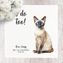 Search for cat wedding napkins Modern