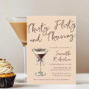 Search for flirty thirty invitations Typography