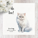 Search for cat wedding napkins Modern