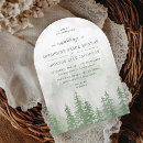 Search for evergreen wedding invitations Forest