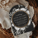 Search for black and white floral invitations Arch