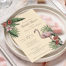 Search for flamingo bridal shower invitations Floral