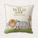 Search for the wild ones cushions Baby boy