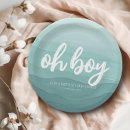 Search for oh boy baby shower plates Its a boy