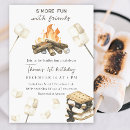 Search for campfire birthday invitations Smore
