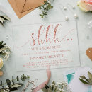 Search for acrylic party invitations Typography