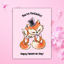 Search for fox valentines day cards Pink