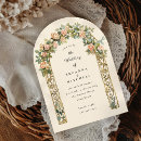 Search for hand painted wedding invitations Garden