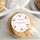 Search for vintage cherry stickers Watercolor