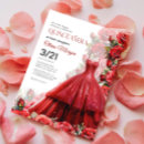 Search for red dress invitations Elegant