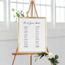 Search for by name wedding seating charts Calligraphy