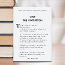 Search for literary wedding invitations Book