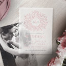 Search for pink circle invitations Leaves