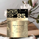 Search for 85th birthday invitations Glitter