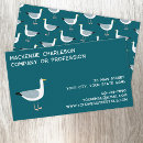 Search for birds business cards Beach