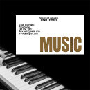 Search for piano player business cards Instructor