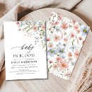 Search for pink and blue baby shower invitations Floral