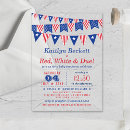 Search for patriotic baby shower invitations Patriotic party celebration