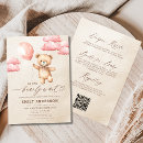 Search for all in one baby girl shower invitations We can bearly wait