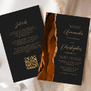 Search for orange and black wedding invitations Modern