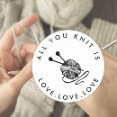Search for knitting humor stickers Knitter