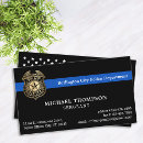 Search for cop business cards Police department