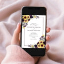 Search for rustic purple sunflower wedding invitations Elegant