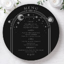 Search for black and silver wedding menus Minimalist