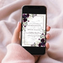 Search for plum and gold wedding invitations For her