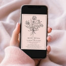 Search for botanical bridal shower invitations Vintage