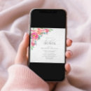 Search for watercolor floral bridal shower invitations Calligraphy