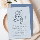 Search for pastel blue invitations Minimalist