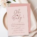 Search for modern baby girl shower invitations Typography