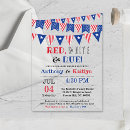 Search for red white and due invitations Patriotic party celebration