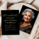 Search for photo 70th birthday invitations Modern