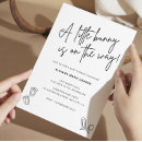 Search for rabbit baby shower invitations Minimalist